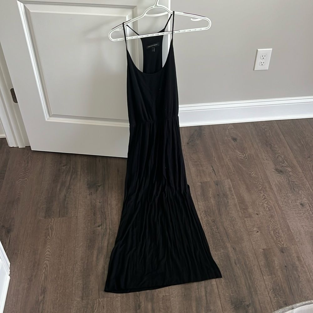 Banana republic black maxi with slit on side